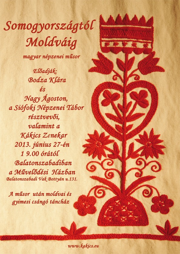 Somogyországtól Moldváig - plakát