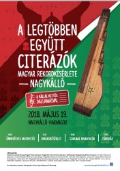 A legtöbben együtt citerázók magyar rekordkísérlete plakát