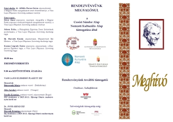 Meghívó és program 2.