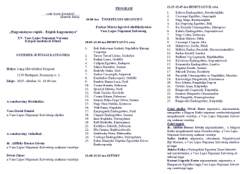 Meghívó és program 2.