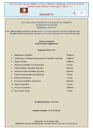 Bükkábrányi Elődöntő - program